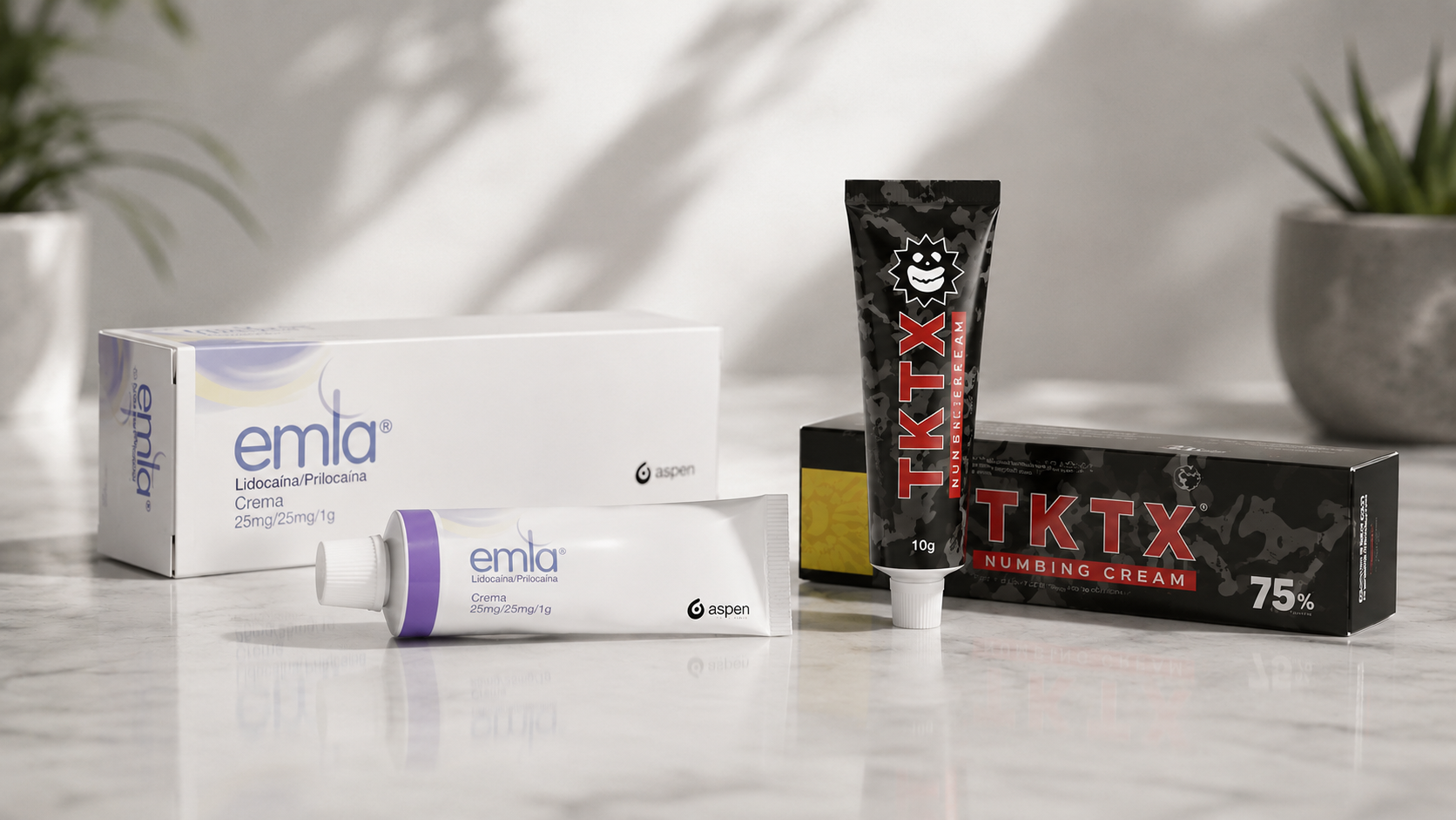 TKTX vs EMLA: Il confronto definitivo delle creme anestetiche