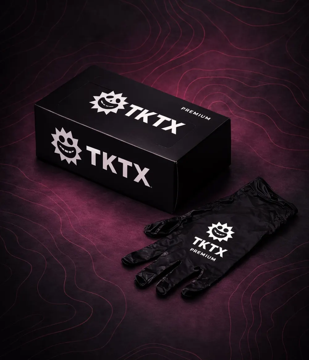 TKTX Premium Handschuhe - Nitril-Handschuhe – Schwarz | TKTX Numbing Cream