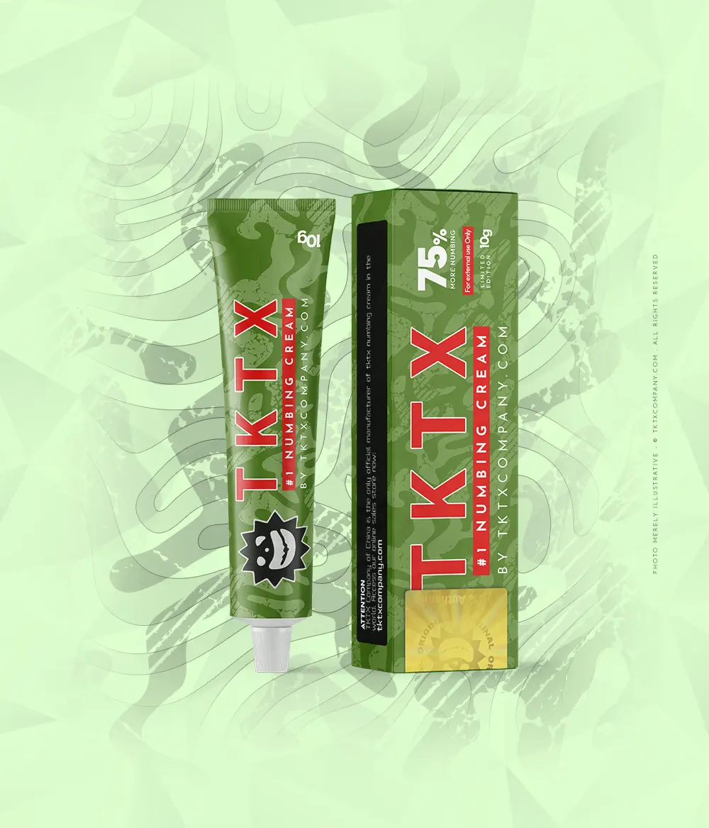 Green Classic TKTX - Starke Numbing Cream 75% – Für professionelle Anwendung | TKTX Numbing Cream
