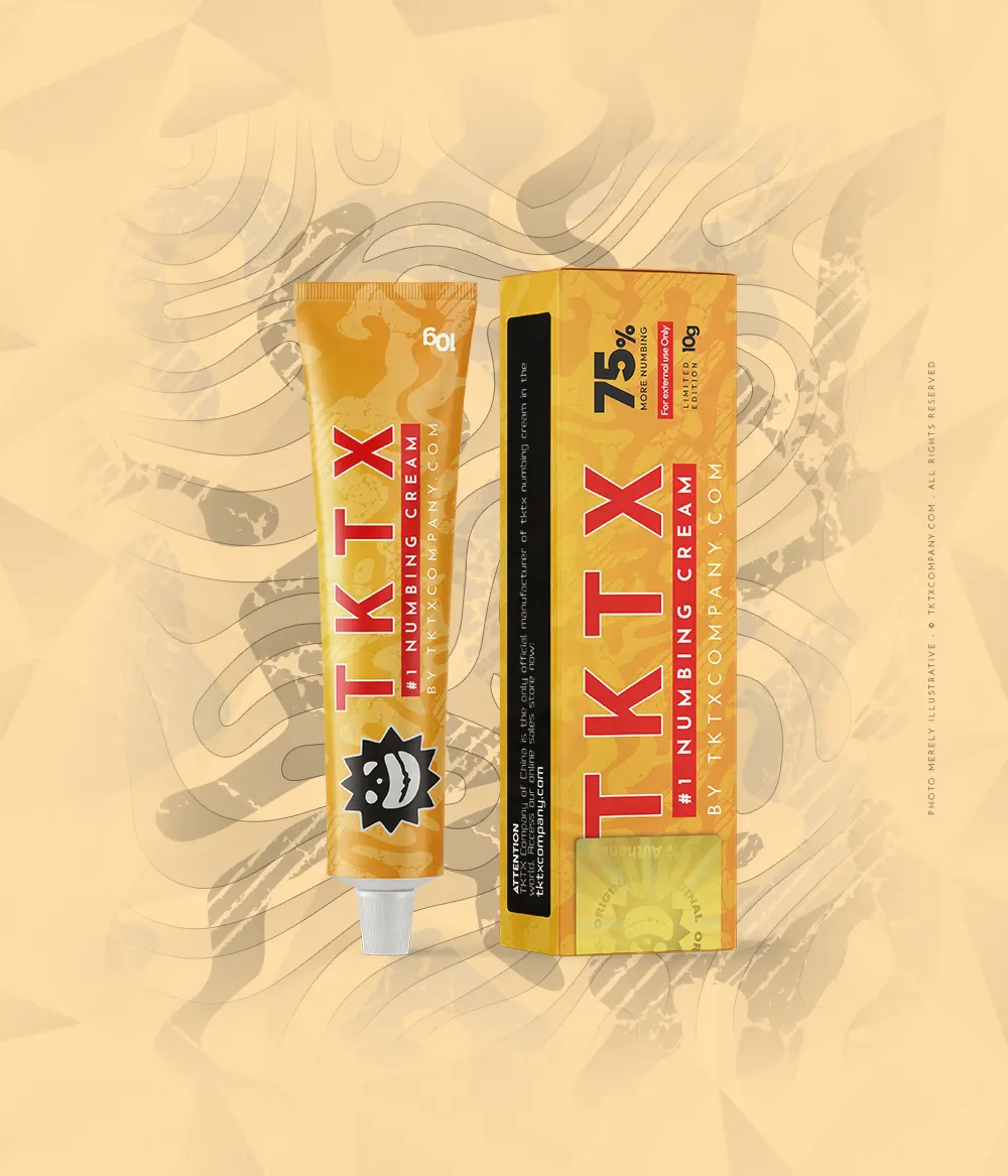 Yellow Classic TKTX - Starke Numbing Cream 75% – Stark & Zuverlässig | TKTX Numbing Cream